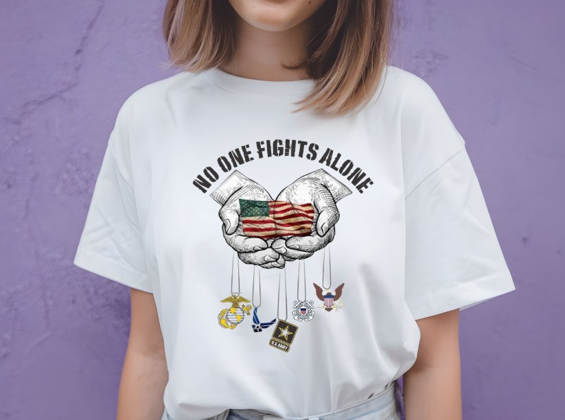 No One Fights Alone Unisex Fit T-shirt
