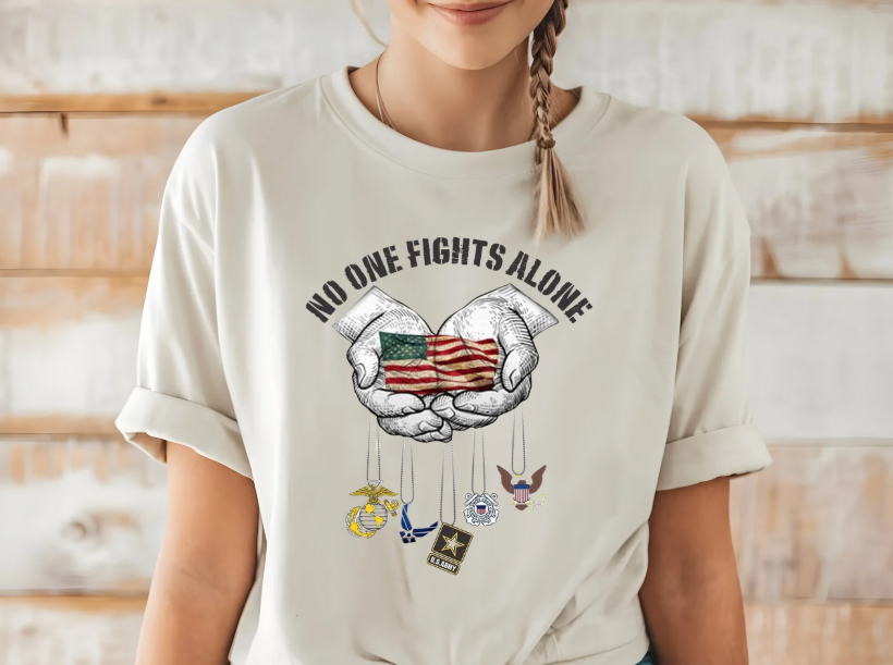 No One Fights Alone Unisex Fit T-shirt