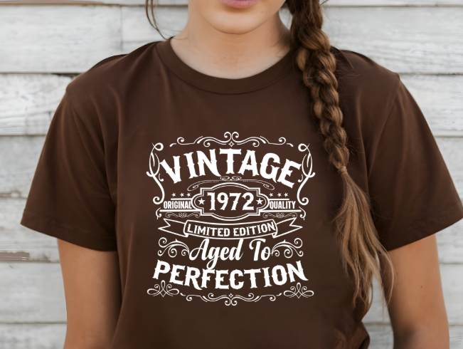 Birthday Vintage 1972 Unisex T-shirt