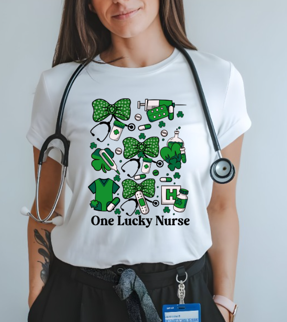 Nurse Coquette St. Patrick's T-shirt