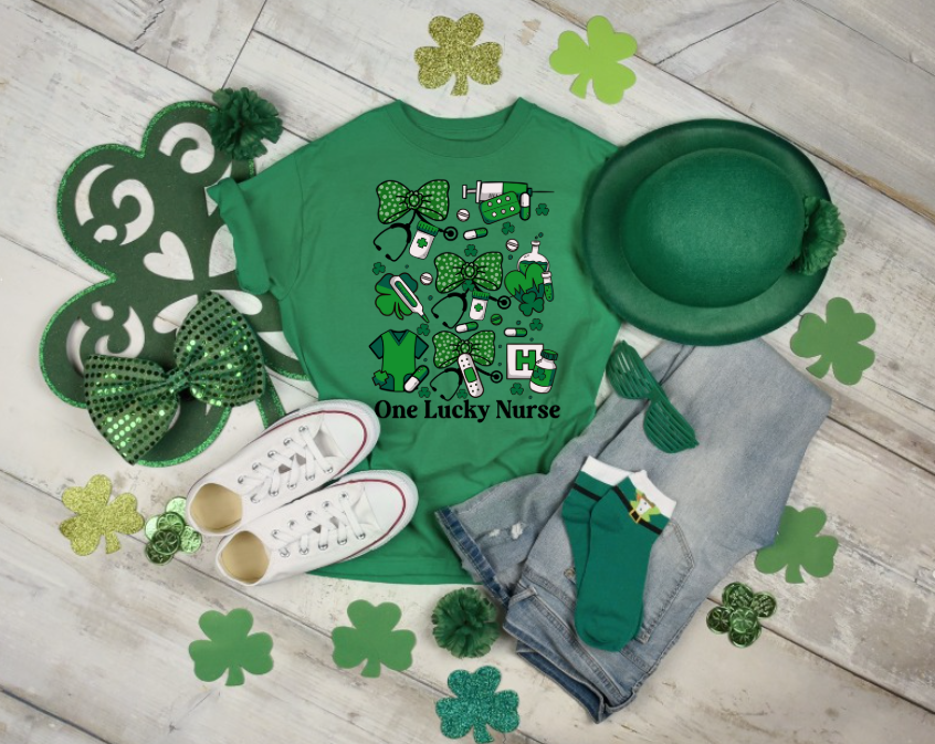 Nurse Coquette St. Patrick's T-shirt