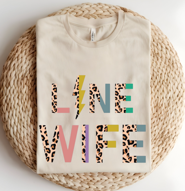 Colorful Leopard Line Wife Women's T-shirt