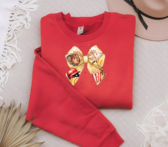Coquette-Bow-Softball Women's Sweatshirt-Hoodie