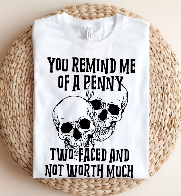 You Remind Me of a Penny Funny Unisex T-shirt