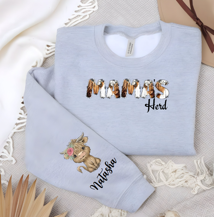 Mama's Heard Custom Crew Neck Sweatshirt
