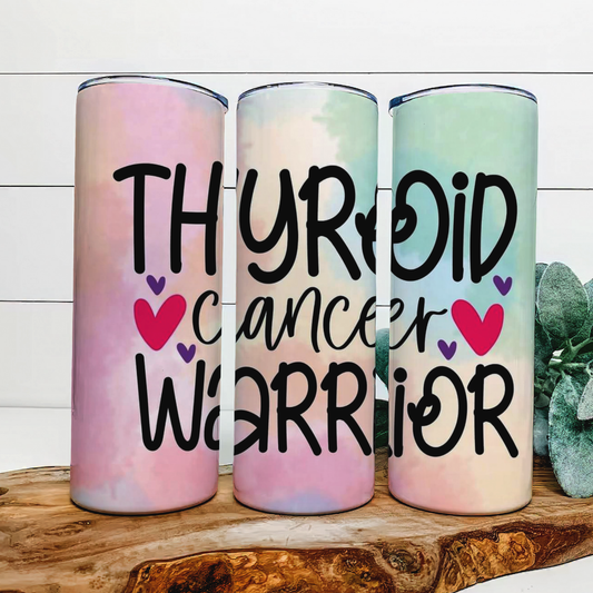 Thyroid Cancer Warrior Tumbler