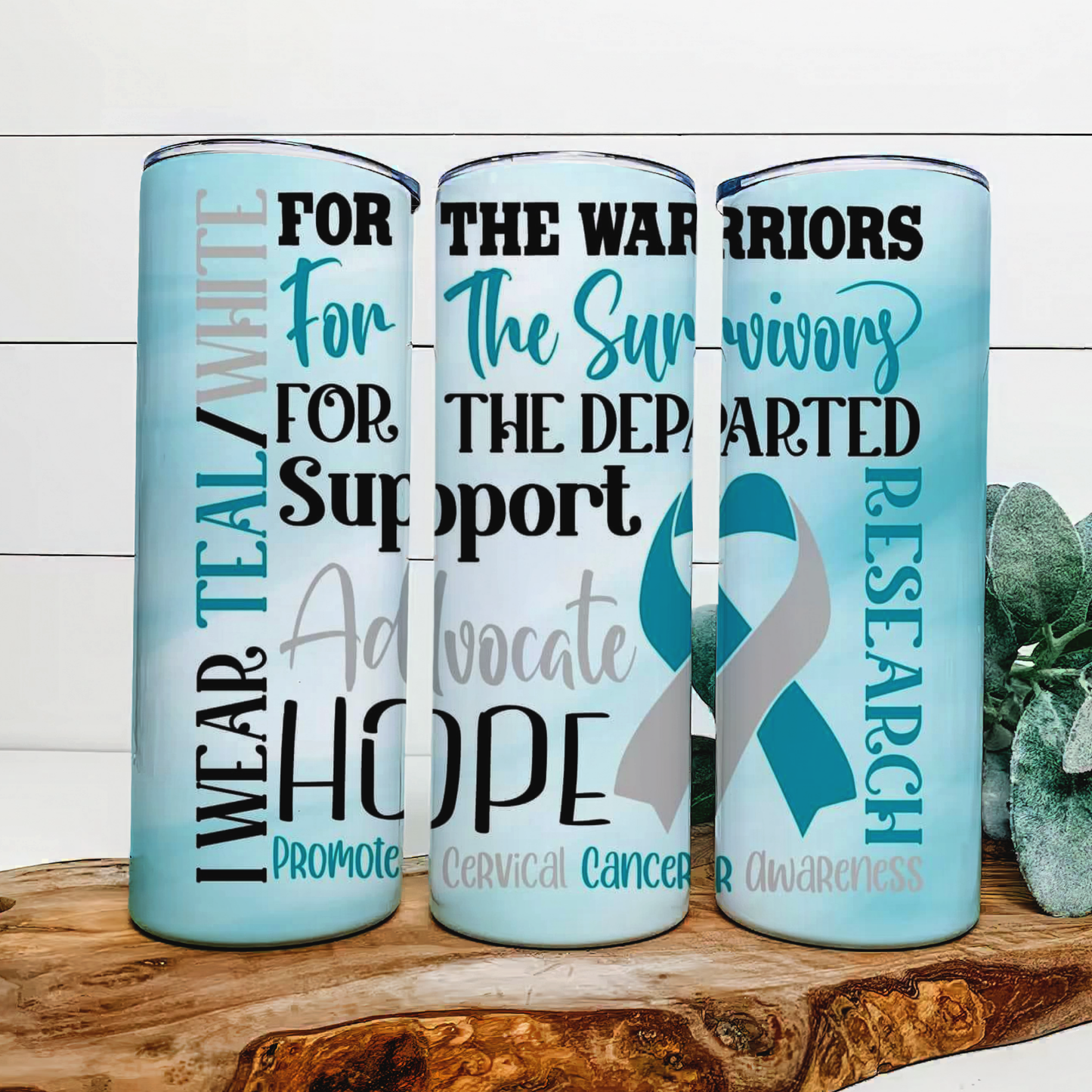 Cervical Cancer Awareness Tumbler