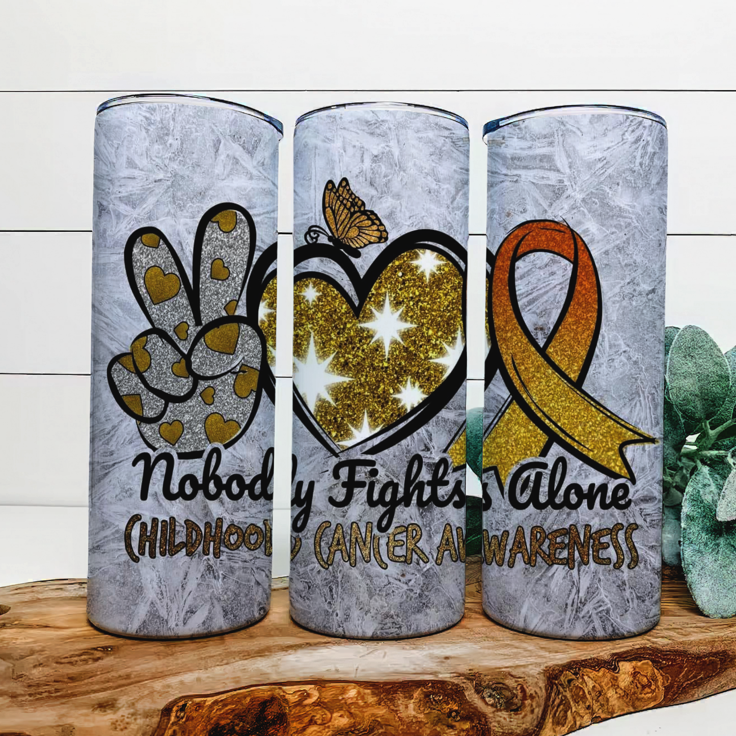 Childhood Cancer Awareness Tumbler