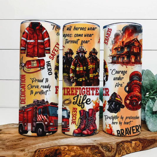 Firefighter Life Tumbler