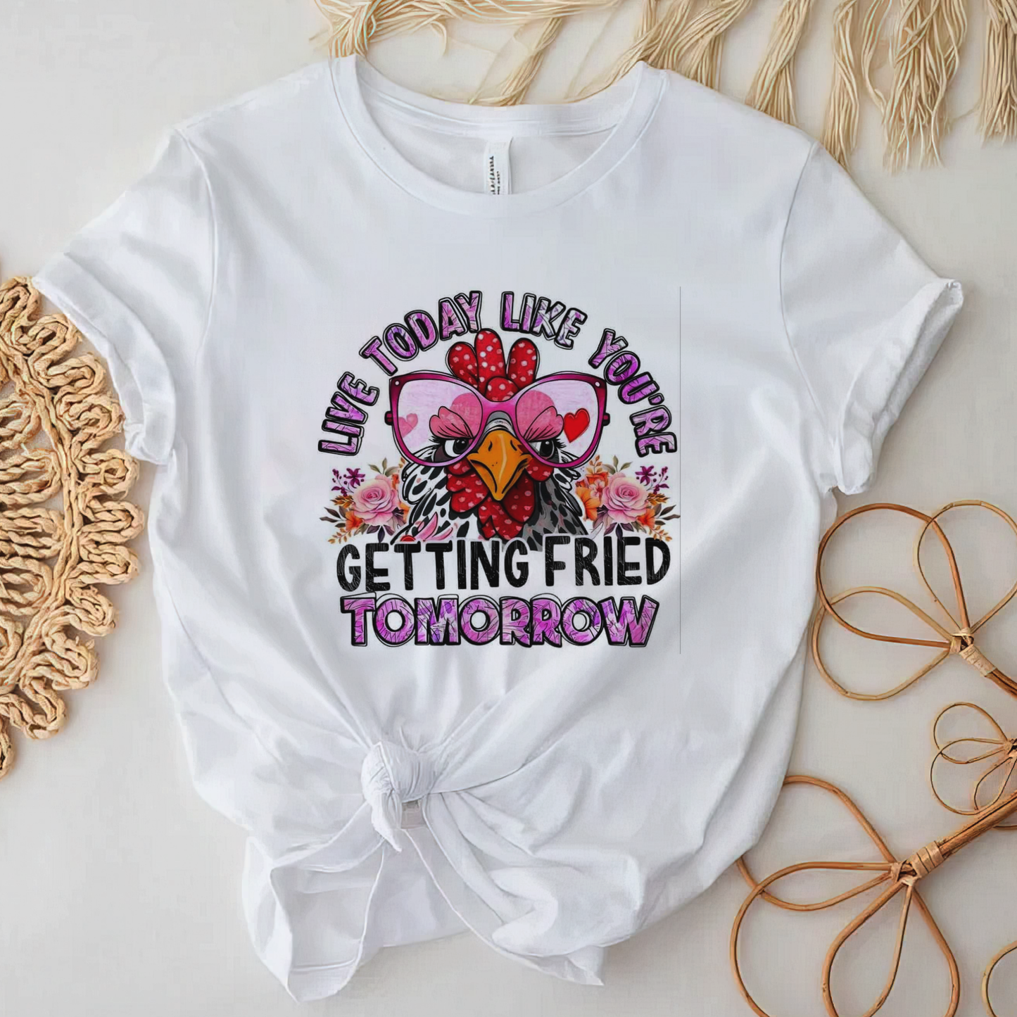 Live Today Like You’re Getting Fried Tomorrow Women’s Tee