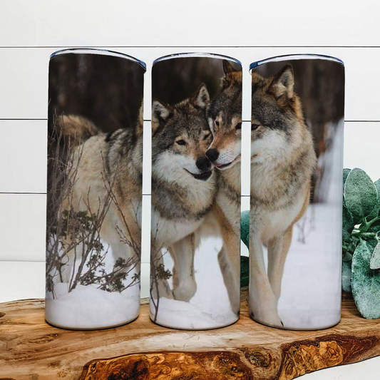 Wolf Themed Tumbler