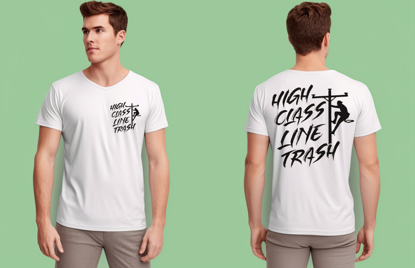 High Class Line Trash Cotton Unisex T-shirt