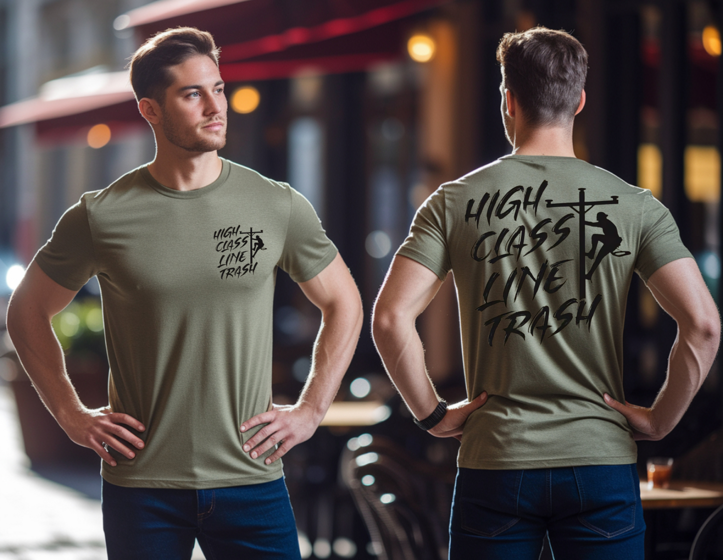 High Class Line Trash Cotton Unisex T-shirt
