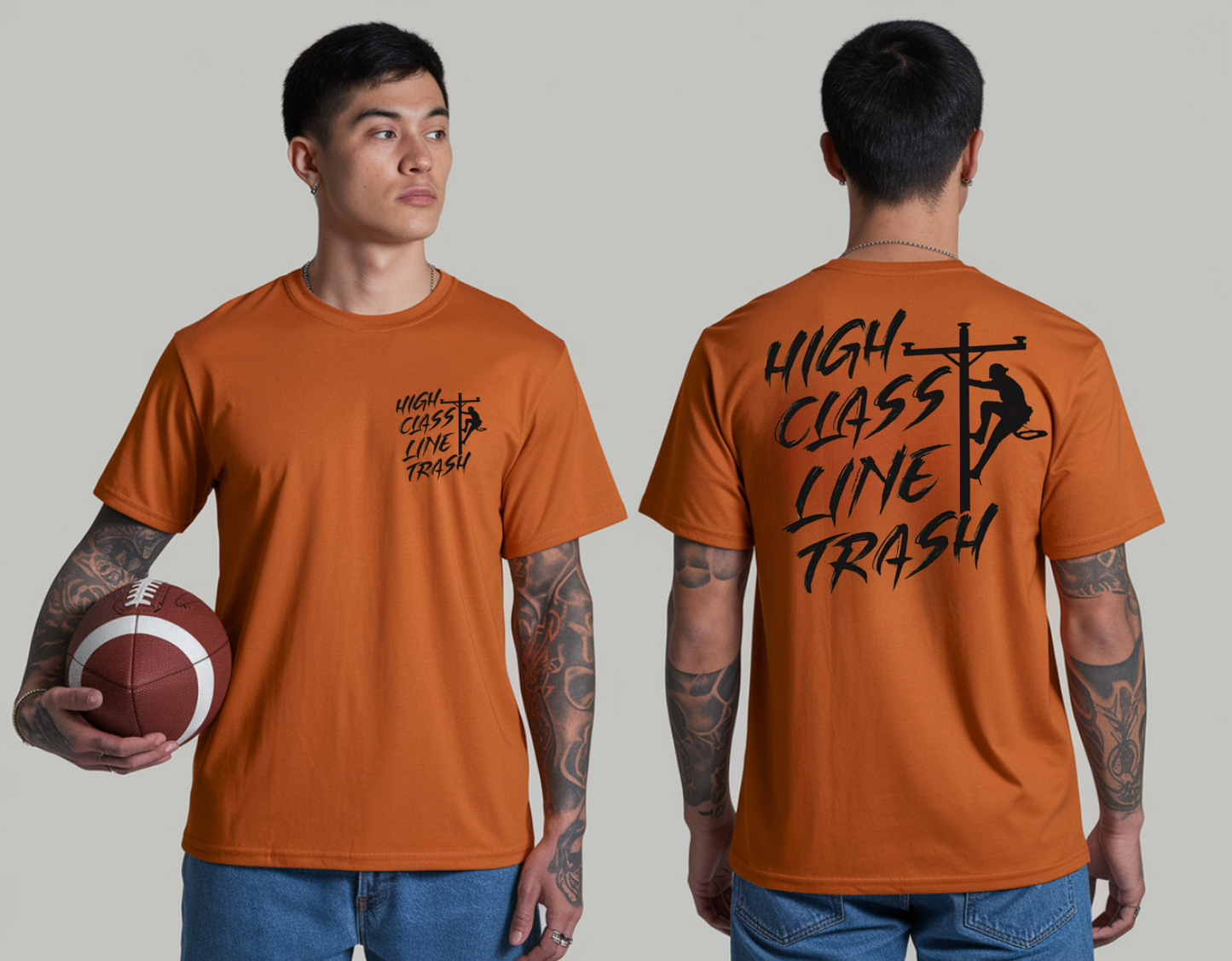 High Class Line Trash Cotton Unisex T-shirt