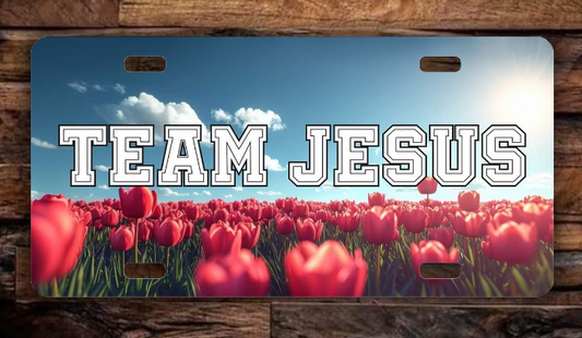 Team Jesus License Plate