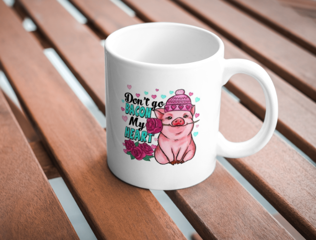 Don't go Bacon my Heart Coffee Mug