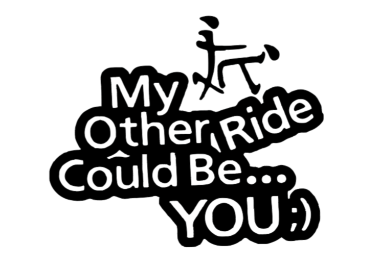 My Other Ride Could Be YOU Decal