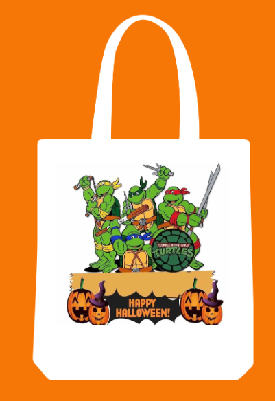 Ninja Turtle 13" Trick or Treat Bag