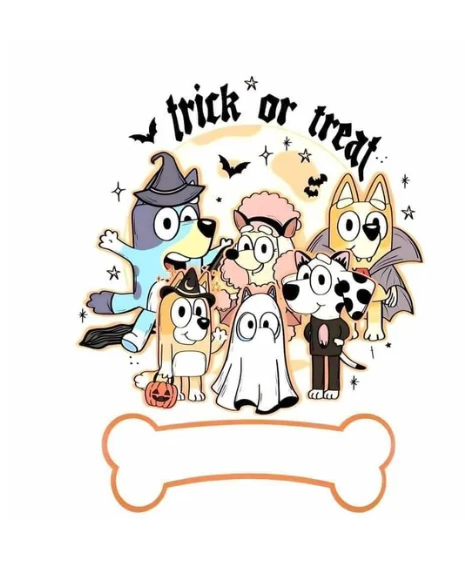 Bluey 13" Trick or Treat Tote Bag