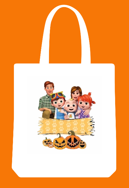 Cocomelon 13" Trick or Treat Tote Bag