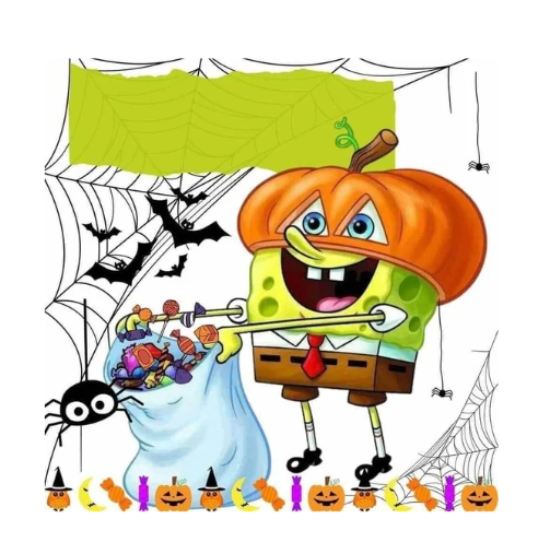 SpongeBob 13" Trick or Treat Tote Bag