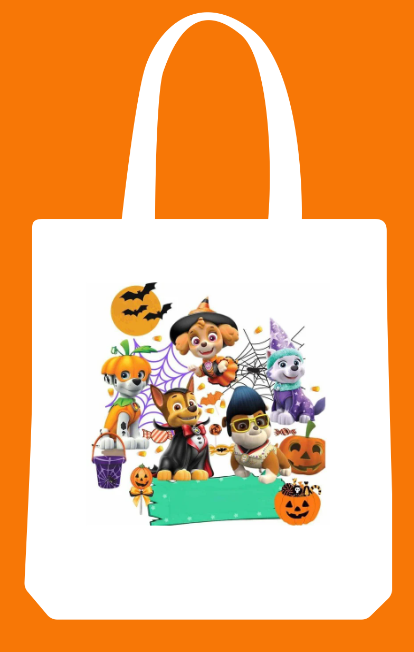 Paw Patrol 13" Trick or Treat Tote Bag