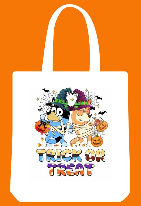 Bluey 13" Trick or Treat Tote Bag