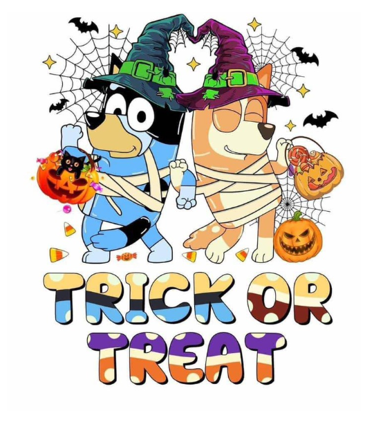 Bluey 13" Trick or Treat Tote Bag