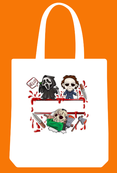 Horror Character 13" Trick or Treat Tote Bag