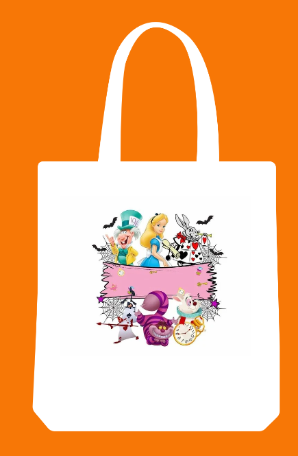 Alice and Wonderful 13" Trick or Treat Tote Bag