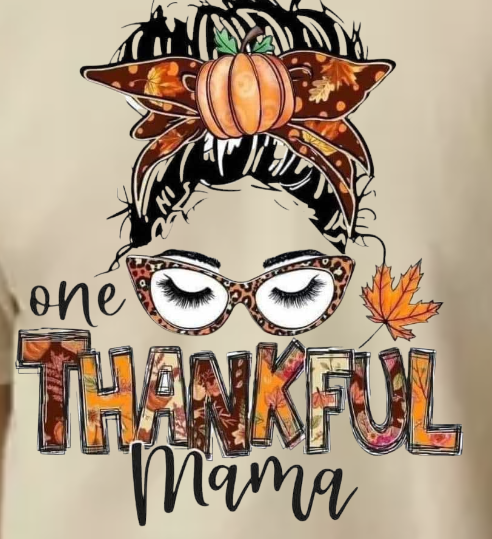 One Thankful Mama T-shirt