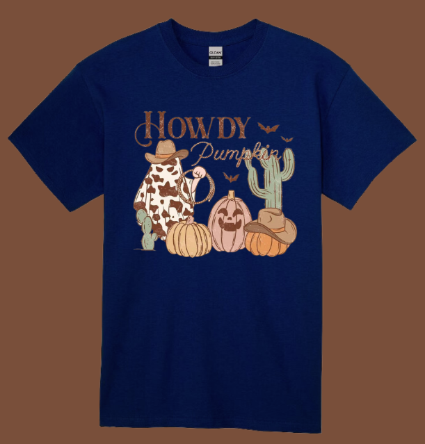 Howdy Pumpkin Unisex T-shirt