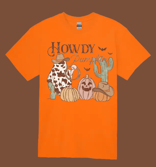 Howdy Pumpkin Unisex T-shirt