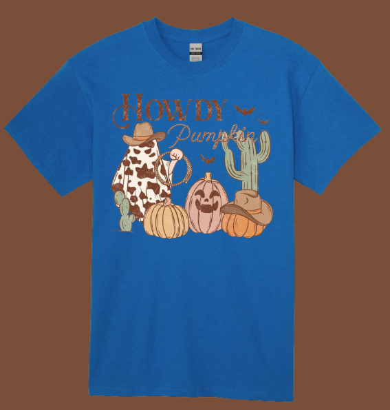 Howdy Pumpkin Unisex T-shirt