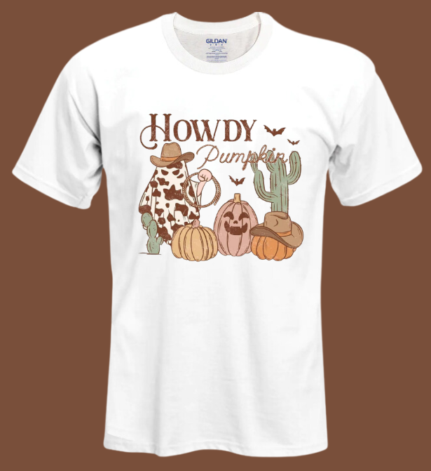 Howdy Pumpkin Unisex T-shirt