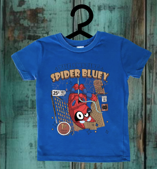 Spider Bluey Toddler Tee