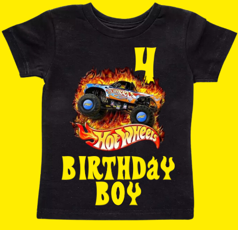 Hot Wheels Birthday Boy T-shirt