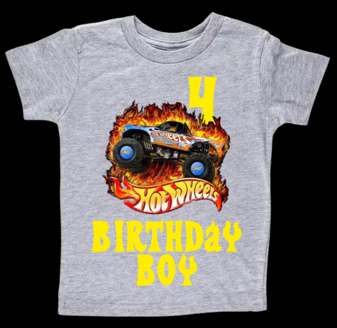 Hot Wheels Birthday Boy T-shirt