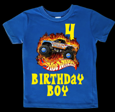 Hot Wheels Birthday Boy T-shirt