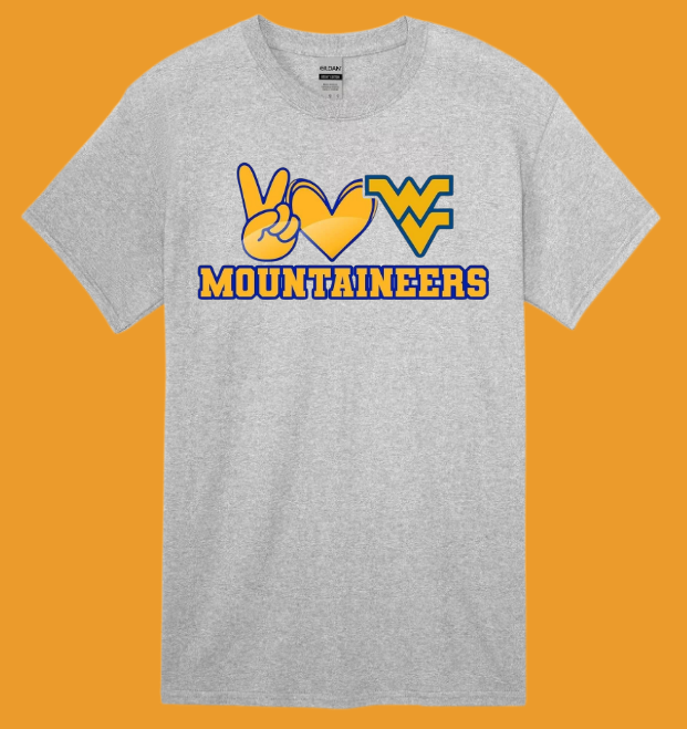 Peace Love Mountaineers T-shirt