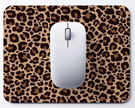 Leopard Print Mouse Pad