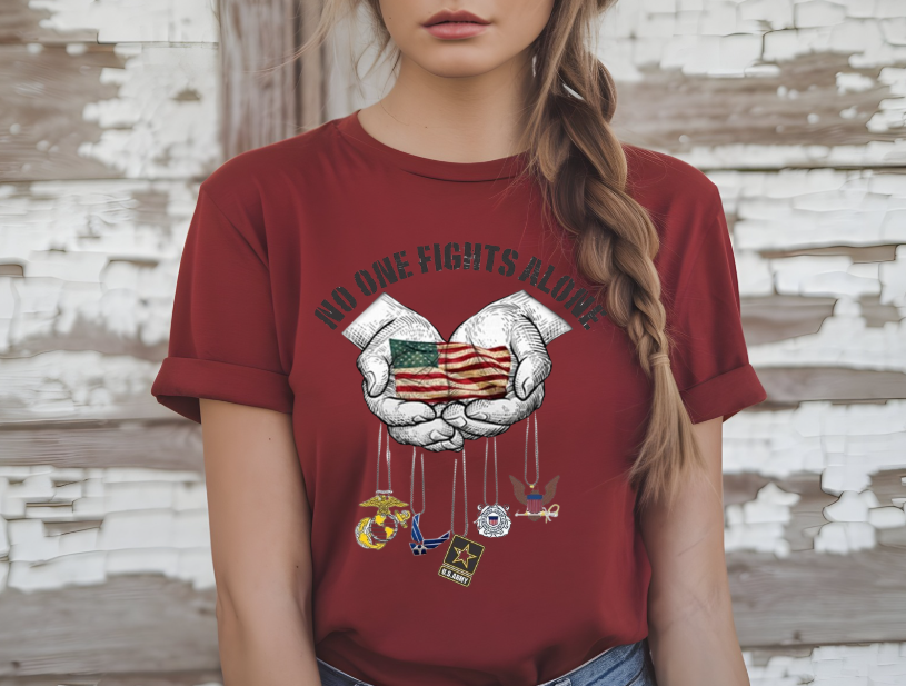 No One Fights Alone Unisex Fit T-shirt