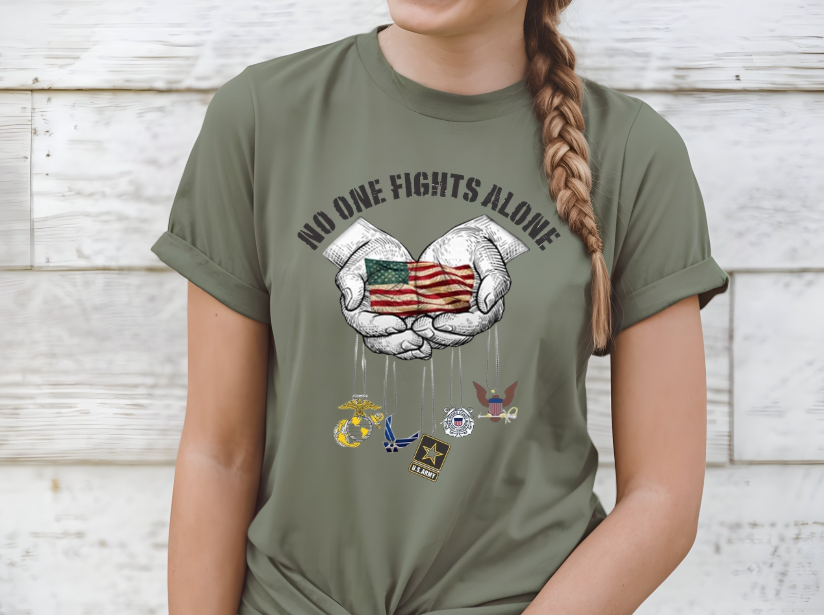 No One Fights Alone Unisex Fit T-shirt