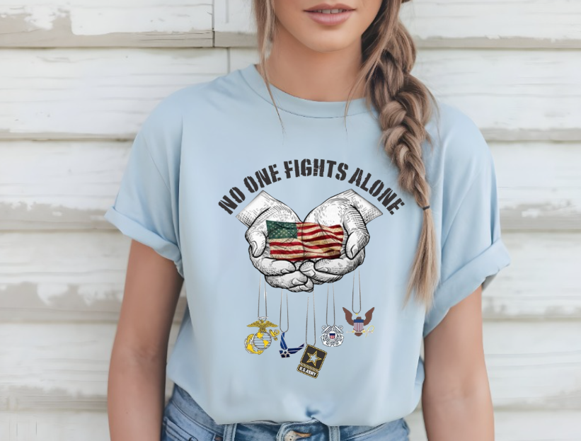 No One Fights Alone Unisex Fit T-shirt