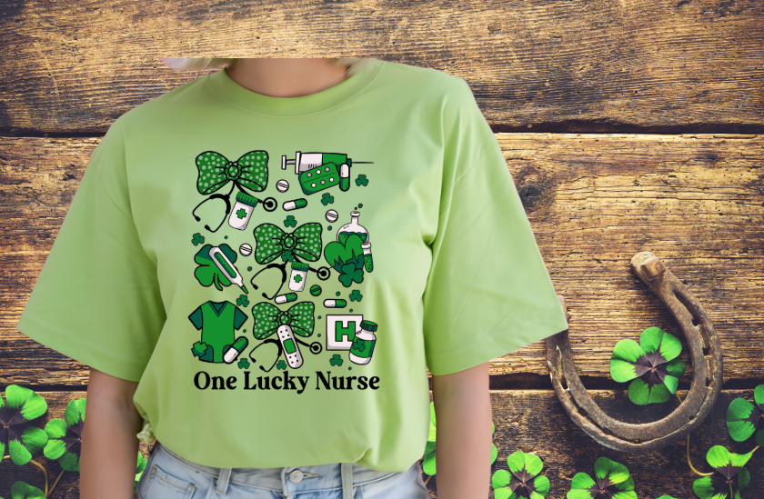 Nurse Coquette St. Patrick's T-shirt