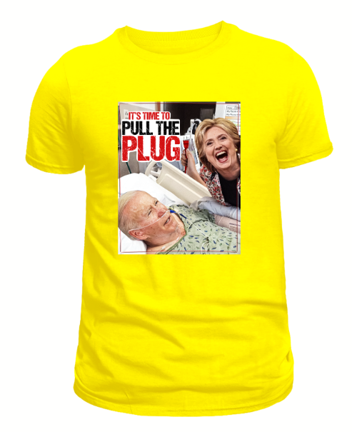 It's Time to Pull the Plug Funny Trump Unisex Tee