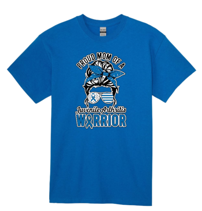 Proud Mom of a Juvenile Arthritis Warrior T-shirt