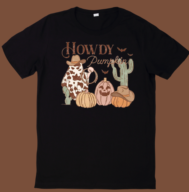 Howdy Pumpkin Unisex T-shirt