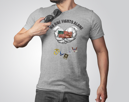 No One Fights Alone Unisex Fit T-shirt
