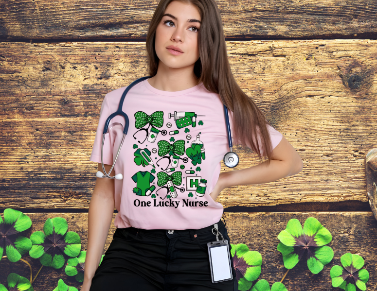 Nurse Coquette St. Patrick's T-shirt